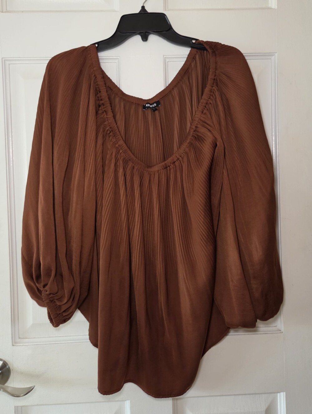 Bronze Express Women's Off Shoulder Top in XL